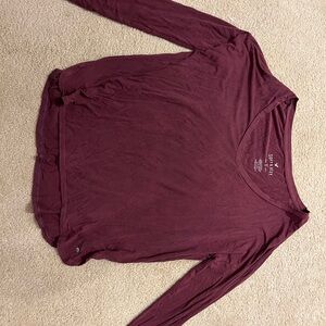 Superdry Men's Burgundy Long Sleeve Shirt